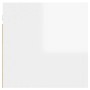 Muebles de salón de pared blanco brillo 30,5x30x30 cm de vidaXL, Muebles TV - Ref: Foro24-804499, Precio: 33,03 €, Descuento: %