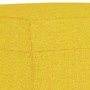 Juego de sofás con cojines 4 piezas tela amarillo claro en Sofás | Comprar online en Foru.es