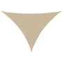 Toldo de vela triangular tela Oxford beige 3x3x4,24 m en Sombrillas | Comprar online en Foru.es