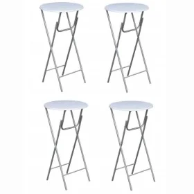 Klappbare Stehtische, 4 Einheiten aus weißem MDF von vidaXL, Klapptische - Ref: Foro24-60650, Preis: 178,29 €, Rabatt: %