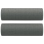 Juego de sofás con cojines 4 piezas tela gris oscuro en Sofás | Comprar online en Foru.es