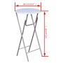 Mesas altas plegables 4 unidades MDF blancas de vidaXL, Mesas plegables - Ref: Foro24-60650, Precio: 198,66 €, Descuento: %