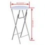 Mesas altas plegables 4 unidades MDF blancas de vidaXL, Mesas plegables - Ref: Foro24-60650, Precio: 178,29 €, Descuento: %