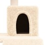Rascador para gatos con postes de sisal color crema 82 cm en Mobiliario para gatos | Comprar online en Foru.es