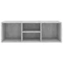 Banco zapatero de contrachapada gris hormigón 105x35x35 cm de vidaXL, Zapateros y organizadores de calzado - Ref: Foro24-8044...