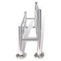 Toallero de acero inoxidable 6 tubos de vidaXL, Toalleros - Ref: Foro24-140334, Precio: 28,28 €, Descuento: %
