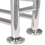 Toallero de acero inoxidable 6 tubos de vidaXL, Toalleros - Ref: Foro24-140334, Precio: 28,28 €, Descuento: %