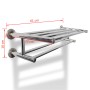 Toallero de acero inoxidable 6 tubos de vidaXL, Toalleros - Ref: Foro24-140334, Precio: 28,28 €, Descuento: %