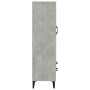 Aparador de madera contrachapada gris hormigón 70x31x115 cm de vidaXL, Aparadores - Ref: Foro24-812577, Precio: 92,32 €, Desc...