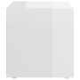 Muebles TV 4 uds madera contrachapada blanco brillo 37x35x37 cm de vidaXL, Muebles TV - Ref: Foro24-805518, Precio: 46,29 €, ...