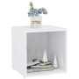 Muebles TV 4 uds madera contrachapada blanco brillo 37x35x37 cm de vidaXL, Muebles TV - Ref: Foro24-805518, Precio: 46,29 €, ...