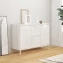 Aparador de madera de ingeniería blanco brillante 101x35x70 cm by vidaXL, Sideboards - Ref: Foro24-806109, Price: 114,45 €, D...