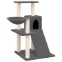 Rascador para gatos con postes de sisal gris oscuro 82 cm en Mobiliario para gatos | Comprar online en Foru.es