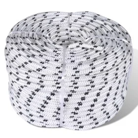 Roll of braided boat rope polyester line 14 mm x 50 m by vidaXL, Ropes and metal cords - Ref: Foro24-90463, Price: 45,85 €, D...