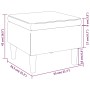 Taburete con patas de madera terciopelo azul de vidaXL, Taburetes y sillas plegables - Ref: Foro24-329456, Precio: 78,71 €, D...