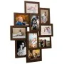 Marco collage para fotos 10x(13x18 cm) marrón oscuro MDF de vidaXL, Marcos para fotos - Ref: Foro24-332779, Precio: 36,03 €, ...