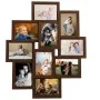 Marco collage para fotos 10x(13x18 cm) marrón oscuro MDF de vidaXL, Marcos para fotos - Ref: Foro24-332779, Precio: 36,03 €, ...