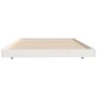 Estructura de cama madera maciza de pino blanco 90x200 cm de vidaXL, Camas y somieres - Ref: Foro24-823495, Precio: 90,65 €, ...