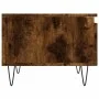 Mesas centro 2 uds madera ingeniería roble ahumado 50x46x35 cm de vidaXL, Mesas de centro - Ref: Foro24-830871, Precio: 53,68...