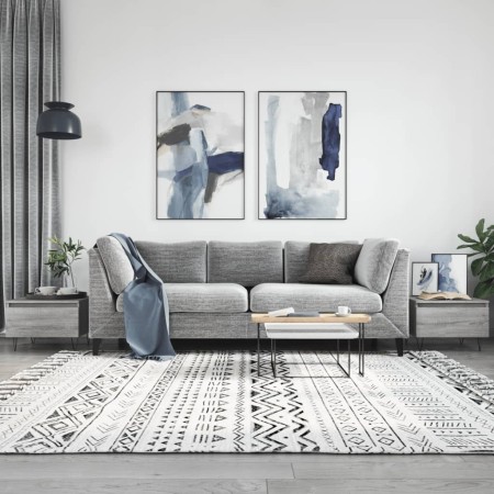 Mesas de centro 2 uds madera ingeniería gris Sonoma 50x46x35 cm de vidaXL, Mesas de centro - Ref: Foro24-830873, Precio: 55,4...