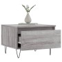 Mesas de centro 2 uds madera ingeniería gris Sonoma 50x46x35 cm de vidaXL, Mesas de centro - Ref: Foro24-830873, Precio: 55,4...