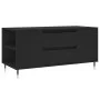 Mesa de centro madera de ingeniería negro 102x44,5x50 cm de vidaXL, Mesas de centro - Ref: Foro24-830989, Precio: 78,82 €, De...