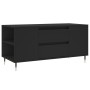 Mesa de centro madera de ingeniería negro 102x44,5x50 cm de vidaXL, Mesas de centro - Ref: Foro24-830989, Precio: 79,80 €, De...