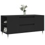 Mesa de centro madera de ingeniería negro 102x44,5x50 cm de vidaXL, Mesas de centro - Ref: Foro24-830989, Precio: 79,80 €, De...