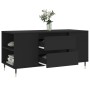 Mesa de centro madera de ingeniería negro 102x44,5x50 cm de vidaXL, Mesas de centro - Ref: Foro24-830989, Precio: 79,80 €, De...