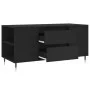 Mesa de centro madera de ingeniería negro 102x44,5x50 cm de vidaXL, Mesas de centro - Ref: Foro24-830989, Precio: 78,82 €, De...