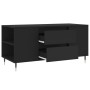 Mesa de centro madera de ingeniería negro 102x44,5x50 cm de vidaXL, Mesas de centro - Ref: Foro24-830989, Precio: 79,80 €, De...