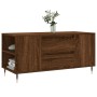 Mesa de centro madera de ingeniería marrón roble 102x44,5x50 cm de vidaXL, Mesas de centro - Ref: Foro24-830995, Precio: 78,7...