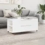 Mesa de centro madera de ingeniería blanco 102x44,5x50 cm de vidaXL, Mesas de centro - Ref: Foro24-830988, Precio: 77,88 €, D...