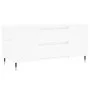 Mesa de centro madera de ingeniería blanco 102x44,5x50 cm de vidaXL, Mesas de centro - Ref: Foro24-830988, Precio: 77,88 €, D...