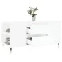 Mesa de centro madera de ingeniería blanco 102x44,5x50 cm de vidaXL, Mesas de centro - Ref: Foro24-830988, Precio: 77,88 €, D...