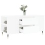 Mesa de centro madera de ingeniería blanco 102x44,5x50 cm de vidaXL, Mesas de centro - Ref: Foro24-830988, Precio: 78,90 €, D...