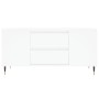 Mesa de centro madera de ingeniería blanco 102x44,5x50 cm de vidaXL, Mesas de centro - Ref: Foro24-830988, Precio: 78,90 €, D...