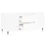 Mesa de centro madera de ingeniería blanco 102x44,5x50 cm de vidaXL, Mesas de centro - Ref: Foro24-830988, Precio: 77,88 €, D...