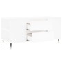 Mesa de centro madera de ingeniería blanco 102x44,5x50 cm de vidaXL, Mesas de centro - Ref: Foro24-830988, Precio: 78,90 €, D...