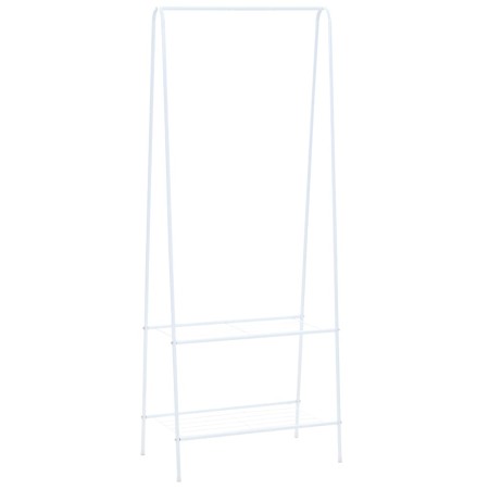 Perchero de ropa blanco 59x35x150 cm de vidaXL, Organizadores de vestidores y perchas de barra - Ref: Foro24-246725, Precio: ...