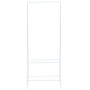 Perchero de ropa blanco 59x35x150 cm de vidaXL, Organizadores de vestidores y perchas de barra - Ref: Foro24-246725, Precio: ...
