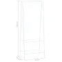 Perchero de ropa blanco 59x35x150 cm de vidaXL, Organizadores de vestidores y perchas de barra - Ref: Foro24-246725, Precio: ...