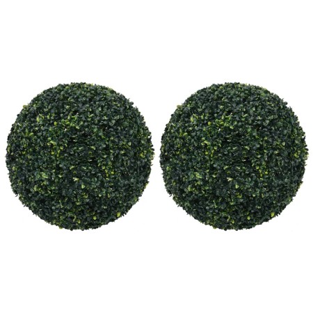 Bolas de boj artificial 2 unidades 52 cm de vidaXL, Flora artificial - Ref: Foro24-315470, Precio: 131,13 €, Descuento: %
