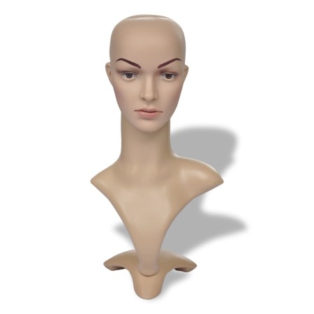 Maniquí de cabeza de mujer A de vidaXL, Maniquís - Ref: Foro24-30020, Precio: 31,46 €, Descuento: %