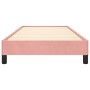 Estructura de cama de terciopelo rosa 90x190 cm de vidaXL, Camas y somieres - Ref: Foro24-346951, Precio: 92,64 €, Descuento: %