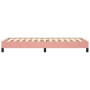 Estructura de cama de terciopelo rosa 90x190 cm de vidaXL, Camas y somieres - Ref: Foro24-346951, Precio: 92,64 €, Descuento: %