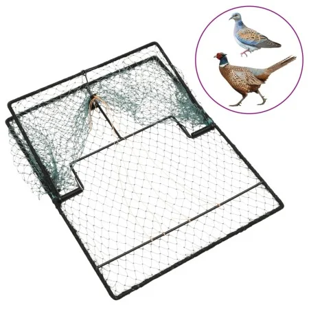 Trampa para pájaros acero verde 50x40 cm de vidaXL, Trampas para control de plagas - Ref: Foro24-155269, Precio: 26,72 €, Des...