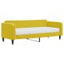Sofá cama con colchón terciopelo amarillo 90x200 cm de vidaXL, Camas y somieres - Ref: Foro24-3197044, Precio: 314,61 €, Desc...