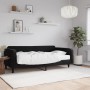 Sofá cama con colchón terciopelo negro 100x200 cm de vidaXL, Camas y somieres - Ref: Foro24-3197050, Precio: 336,19 €, Descue...