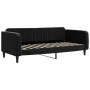 Sofá cama con colchón terciopelo negro 100x200 cm de vidaXL, Camas y somieres - Ref: Foro24-3197050, Precio: 336,19 €, Descue...